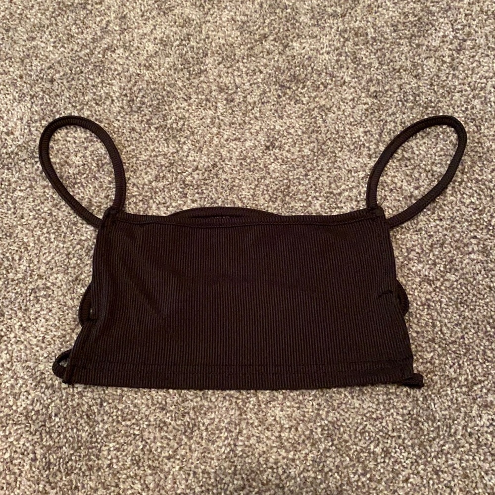 NWOT SHEIN Black Crop top